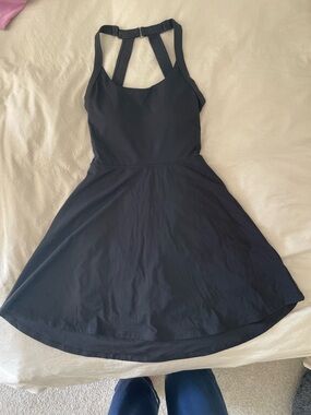 Open Back Tennis Dress with built in shorts